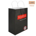 TORBA PAPIEROWA MAXXIMUS BLACK / CZARNA, 21*11*27cm