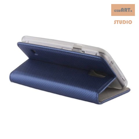 Etui Smart Magnet do Motorola Motorola G24/ G04 granatowy Etui Smart Magnet do Motorola Motorola G24/ G04 granatowy
