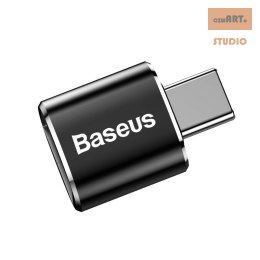 KOŃCÓWKA BASEUS TYPE-C TO MICRO USB BLACK, WEJ: MICRO WYJ: TYPE-C