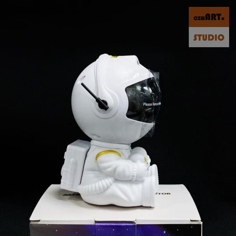 LAMPKA / PROJEKTOR LED ASTRONAUTA HR-F3, WHITE / BIAŁY LAMPKA / PROJEKTOR LED ASTRONAUTA HR-F3, WHITE / BIAŁY