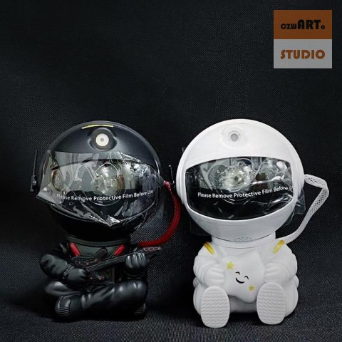 LAMPKA / PROJEKTOR LED ASTRONAUTA HR-F3, WHITE / BIAŁY LAMPKA / PROJEKTOR LED ASTRONAUTA HR-F3, WHITE / BIAŁY