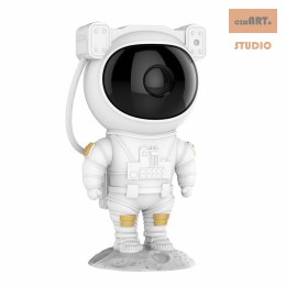 LAMPKA / PROJEKTOR LED ASTRONAUTA WHITE / BIAŁY