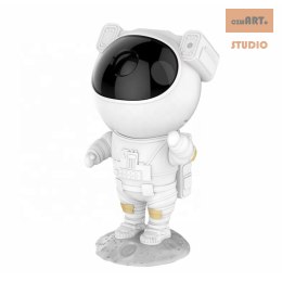 LAMPKA / PROJEKTOR LED ASTRONAUTA WHITE / BIAŁY