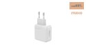 Ładowarka sieciowa MX Burst GaN PD 35W, 2xUSB-C + kabel PD 20W C/Lightning, WHITE/BIAŁY