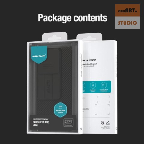 NILLKIN CAMSHIELD PRO XIAOMI REDMI NOTE 13 PRO 5G, BLACK / CZARNY NILLKIN CAMSHIELD PRO XIAOMI REDMI NOTE 13 PRO 5G, BLACK / CZARNY