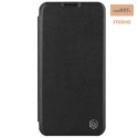 Nillkin Qin Pro Leather Case Iphone 15 (6.1), BLACK / CZARNY