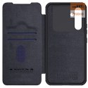 Nillkin Qin Pro Leather Case Samsung A54 5G, BLACK / CZARNY