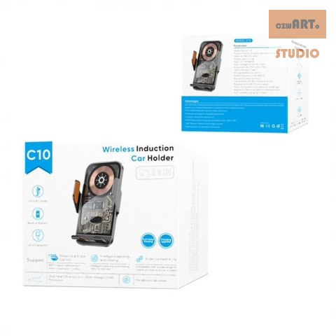 UCHWYT SAM. T-PHOX T-C10 15W WIRELESS BEZPRZEWODOWY BLACK UCHWYT SAM. T-PHOX T-C10 15W WIRELESS BEZPRZEWODOWY BLACK