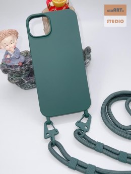 Uniwersalna smycz do telefonu / na ramię Hook-07, GREEN / ZIELONY