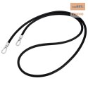 Uniwersalna smycz do telefonu / na ramię PU-05, BLACK / CZARNY