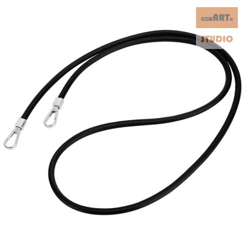 Uniwersalna smycz do telefonu / na ramię PU-05, BLACK / CZARNY Uniwersalna smycz do telefonu / na ramię PU-05, BLACK / CZARNY
