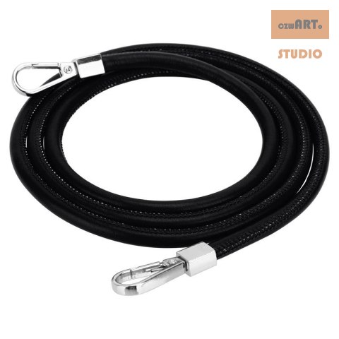 Uniwersalna smycz do telefonu / na ramię PU-05, BLACK / CZARNY Uniwersalna smycz do telefonu / na ramię PU-05, BLACK / CZARNY