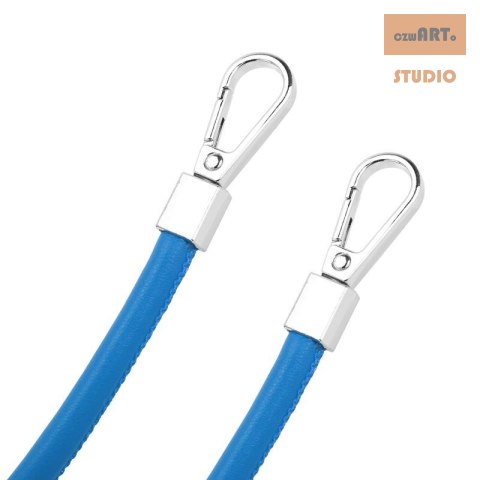 Uniwersalna smycz do telefonu / na ramię PU-05, BLUE / NIEBIESKI Uniwersalna smycz do telefonu / na ramię PU-05, BLUE / NIEBIESKI