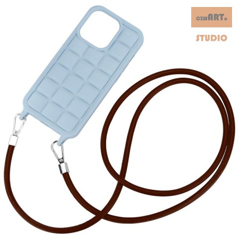 Uniwersalna smycz do telefonu / na ramię PU-05, BROWN / BRĄZOWY Uniwersalna smycz do telefonu / na ramię PU-05, BROWN / BRĄZOWY