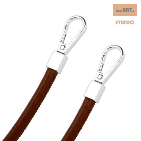 Uniwersalna smycz do telefonu / na ramię PU-05, BROWN / BRĄZOWY Uniwersalna smycz do telefonu / na ramię PU-05, BROWN / BRĄZOWY
