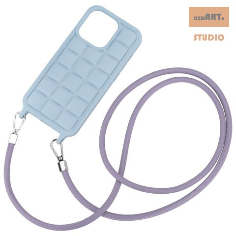 Uniwersalna smycz do telefonu / na ramię PU-05, PURPLE / FIOLETOWY Uniwersalna smycz do telefonu / na ramię PU-05, PURPLE / FIOLETOWY