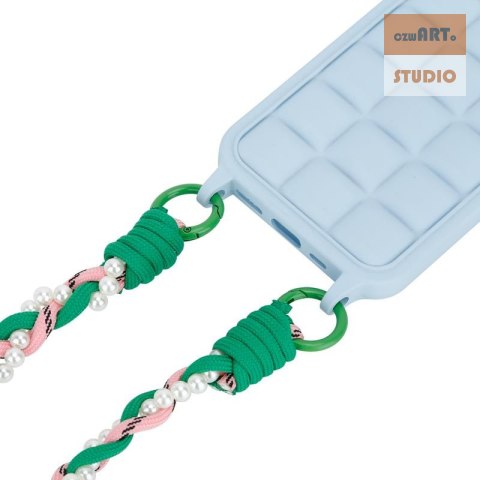 Uniwersalna smycz na szyję do telefonu / na ramię Pearl-08, GREEN / ZIELONY Uniwersalna smycz na szyję do telefonu / na ramię Pearl-08, GREEN / ZIELONY