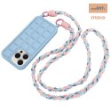 Uniwersalna smycz na szyję do telefonu / na ramię Pearl-08, PINK SAND/PUDROWY RÓŻ