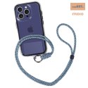 Uniwersalna smycz na szyję do telefonu / na ramię Ring-02, BLUE / NIEBIESKI