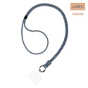 Uniwersalna smycz na szyję do telefonu / na ramię Ring-02, BLUE / NIEBIESKI