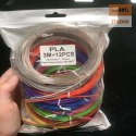 Wkłady do długopisu 3D PE12, 36m - zestaw (3m x 12 kolorów)