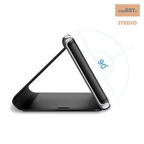 Etui Clear View do Samsung A15 4G/ 5G z klapką czarny Etui Clear View do Samsung A15 4G/ 5G z klapką czarny