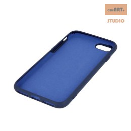 Etui Silicon do Samsung A55 5G ciemnoniebieski