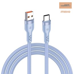 KABEL T-PHOX BOLD USB/USB-C 3A SKY BLUE