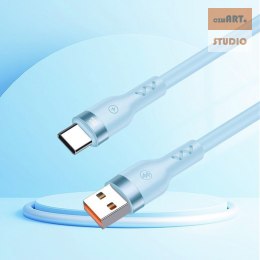 KABEL T-PHOX BOLD USB/USB-C 3A SKY BLUE