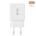 TECH-PROTECT ładowarka sieciowa C35W 2xUSB-C + KABEL LIGHTNING WHITE