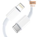 TECH-PROTECT ładowarka sieciowa C35W 2xUSB-C + KABEL LIGHTNING WHITE