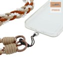 Uniwersalna smycz na szyję do telefonu / na ramię Pearl-08, BROWN / BRĄZOWY