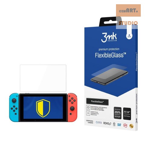 3MK FLEXIBLE GLASS NINTENDO SWITCH do 8,3cal