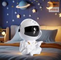 LAMPKA / PROJEKTOR LED ASTRONAUTA HR-F2, WHITE / BIAŁY