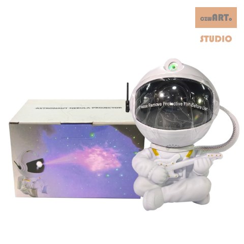 LAMPKA / PROJEKTOR LED ASTRONAUTA HR-F2, WHITE / BIAŁY LAMPKA / PROJEKTOR LED ASTRONAUTA HR-F2, WHITE / BIAŁY