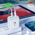 Ładowarka sieciowa T-PHOX GLORY 45W USB/USB-C WHITE