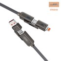 XO KABEL NB275 4w1 USB-C+LIGHTNING/USB+ USB-C 60W 1m szary