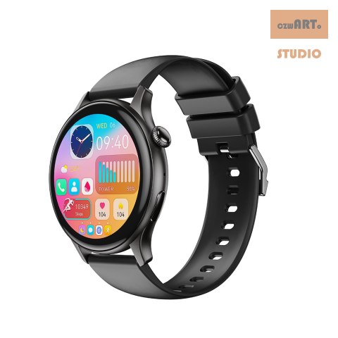 XO SMARTWATCH ZEGAREK J6 AMOLED czarny