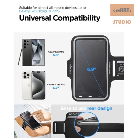 SPIGEN ARMBAND A703 DYNAMIC SHIELD BLACK SPIGEN ARMBAND A703 DYNAMIC SHIELD BLACK