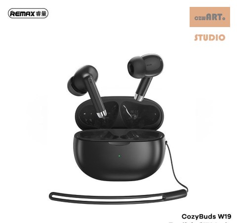 Słuchawki Bluetooth REMAX TWS W19 BLACK Bluetooth 5.3