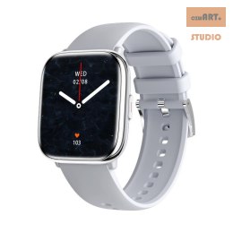 Smartwatch myPhone Watch Pastel Silver / Foggy Day, GRAY / SZARY