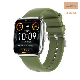 Smartwatch myPhone Watch Pastel Silver / Greenwood, GREEN / ZIELONY