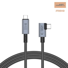 TECH-PROTECT KABEL ULTRABOOST MAX L USB 4.0 8K 40GBPS UBS 240W 1,5M GREY