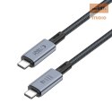 TECH-PROTECT KABEL ULTRABOOST MAX TYPE-C USB 4.0 8K 40GBPS PD 240W 1M SZARY