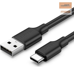 Ugreen kabel US287 60114 USB-A / USB-C 3A 0,25m czarny