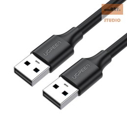 Ugreen kabel przewód USB 2.0 męski - USB 2.0 męski 0,5 m czarny