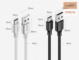 Ugreen kabel przewód USB - USB Typ C 480 Mbps 3 A 1,5 m czarny