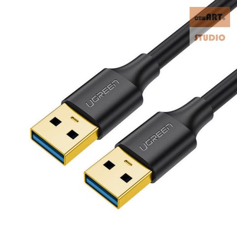 Ugreen kabel przewód USB - USB męski - USB 3.2 Gen 1 1 m czarny