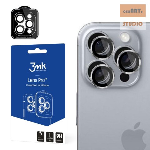 3MK LENS PROTECTION PRO IPHONE 16 PRO/ 16 PRO MAX TITANIUM SILVER 3MK LENS PROTECTION PRO IPHONE 16 PRO/ 16 PRO MAX TITANIUM SILVER