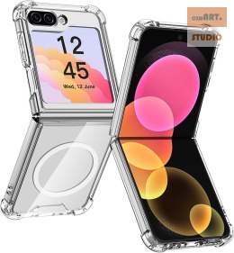 ETUI MAGNETIC SAMSUNG GALAXY Z FLIP6 CLEAR / PRZEŹROCZYSTY